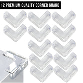 Baby Safety Corner Guards Furniture Edges (L Shaped 12 Pcs)
